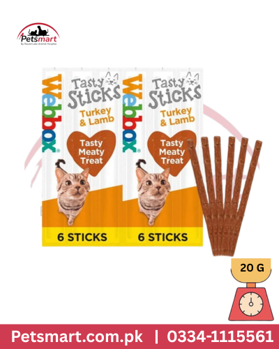 WEBBOX cat del .stick turkey and lamb