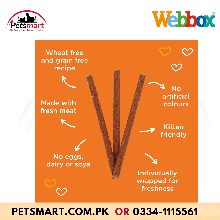 Webbox Tasty Sticks Chicken &amp; Liver Cat Treats