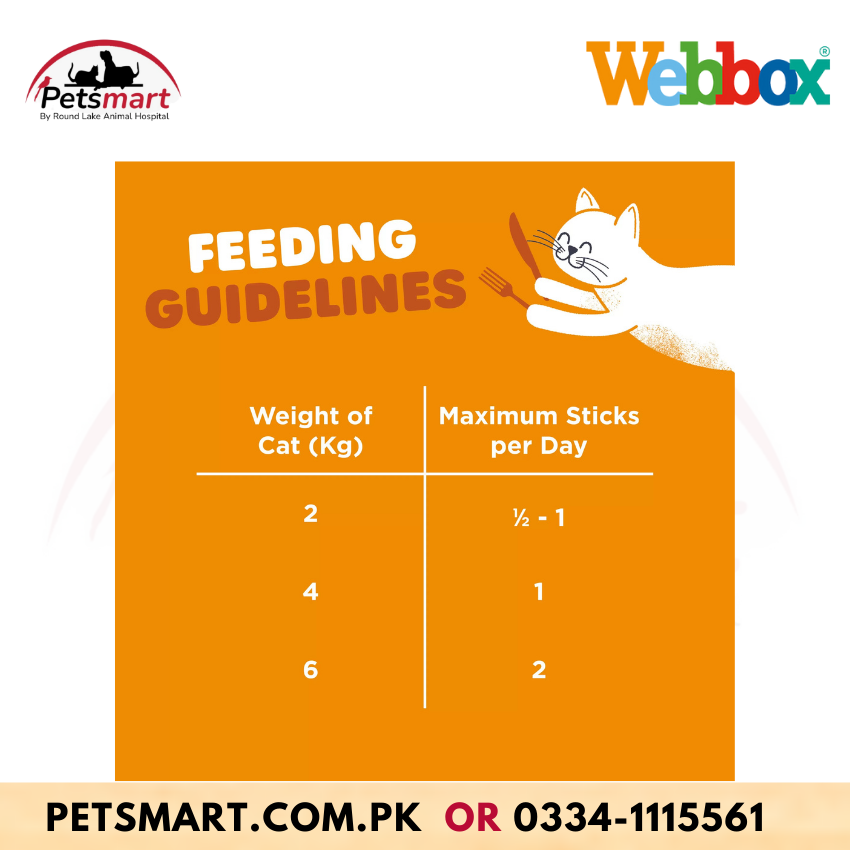 Webbox Tasty Sticks Turkey & Lamb Cat Treats