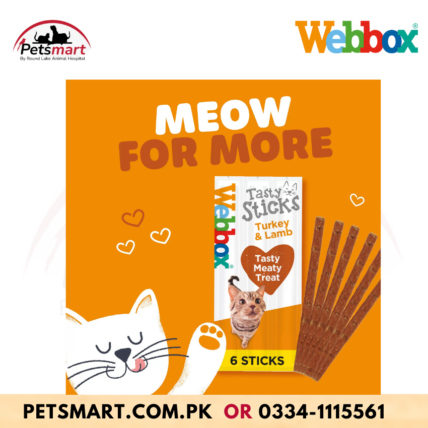 Webbox Tasty Sticks Turkey & Lamb Cat Treats