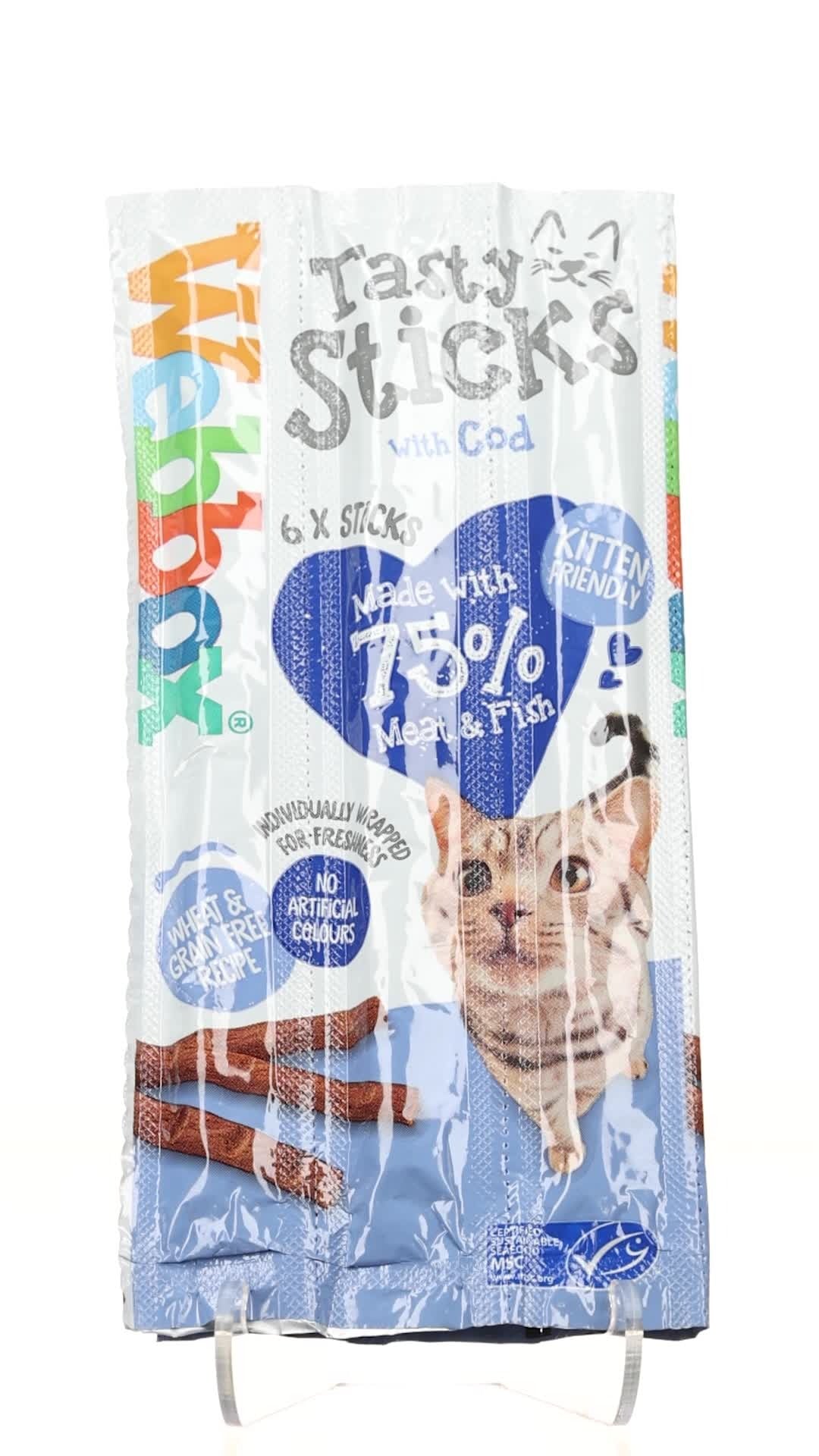 Webbox Cat stick with grass