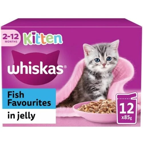 Whiskas Sache Jelly Kitten 85g