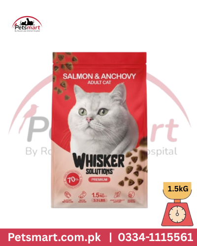 Whisker solutions salmon and anchovy 1.5kg