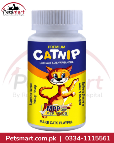 A-MI-6 Premium Catnip leaves and blossoms bottle for cats