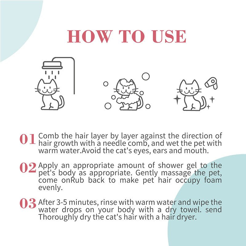 Bioline Kitten Shampoo 200ml mild cleansing and nourishing benefits for kitten fur