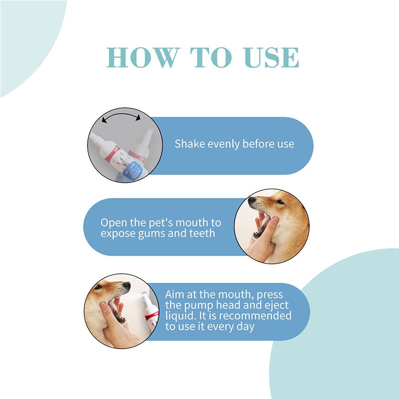 How to use Bioline Teeth Cleaning Spray for dog and cat dental care