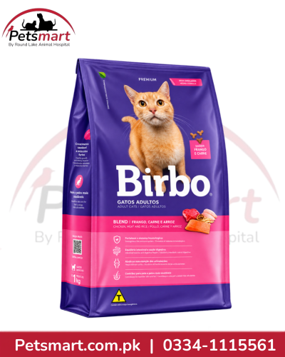 Birbo Premium Blend Chicken Beef and Fish Adult Cat Food 7kg