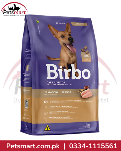 Birbo Premium Traditional Chicken dry dog food for adult dogs 15kg bag
