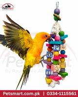 Bird Hanging Wooden Blocks Toy – 12 × 40cm