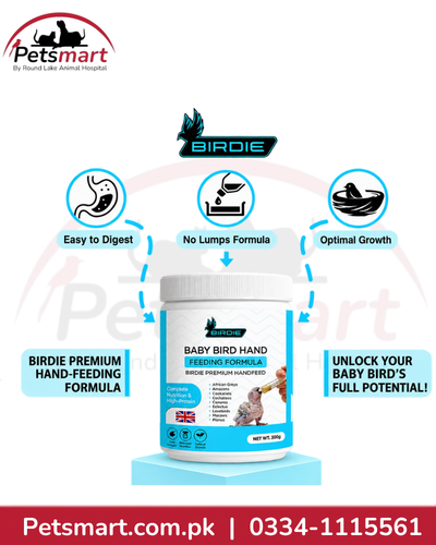 Birdie Premium Baby Bird Hand Feeding Formula high protein 300g