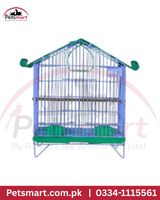 Bird Rocket Hut Cage – House-Shaped Bird Cage