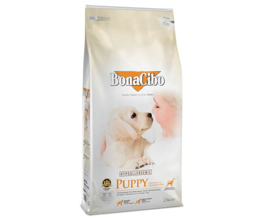 Bonacibo Puppy Chicken &amp; Rice With Anchovy 15Kg