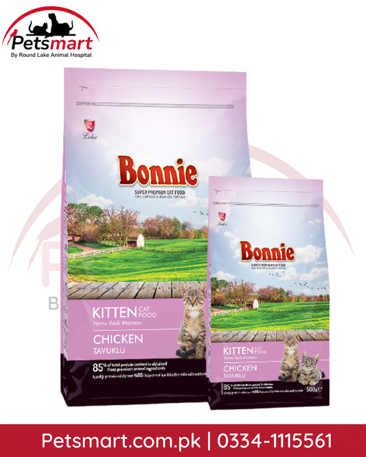 Bonnie Kitten Chicken dry cat food 500g bag
