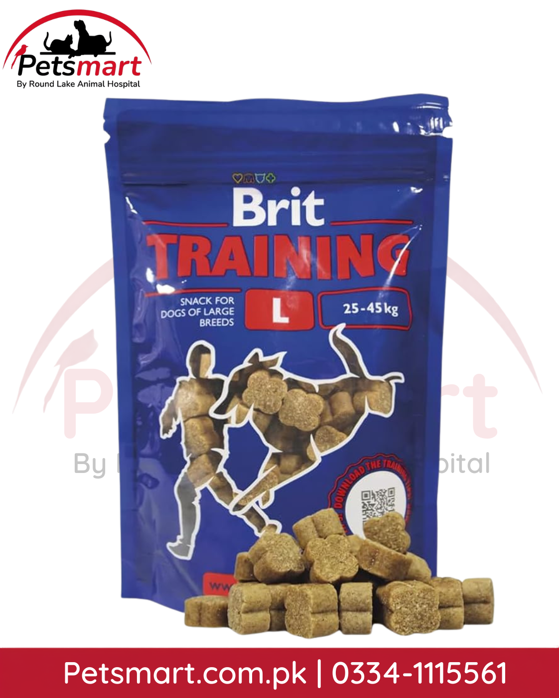 Brit Training Snack L semi-moist dog treats for large breed dogs 25 to 45kg
