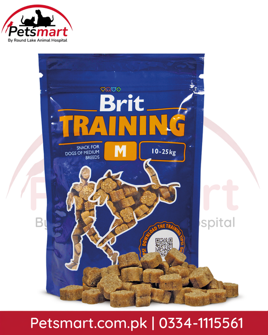 Brit Training Snack Medium 200g pellet treats for medium breed dogs 10 to 25kg