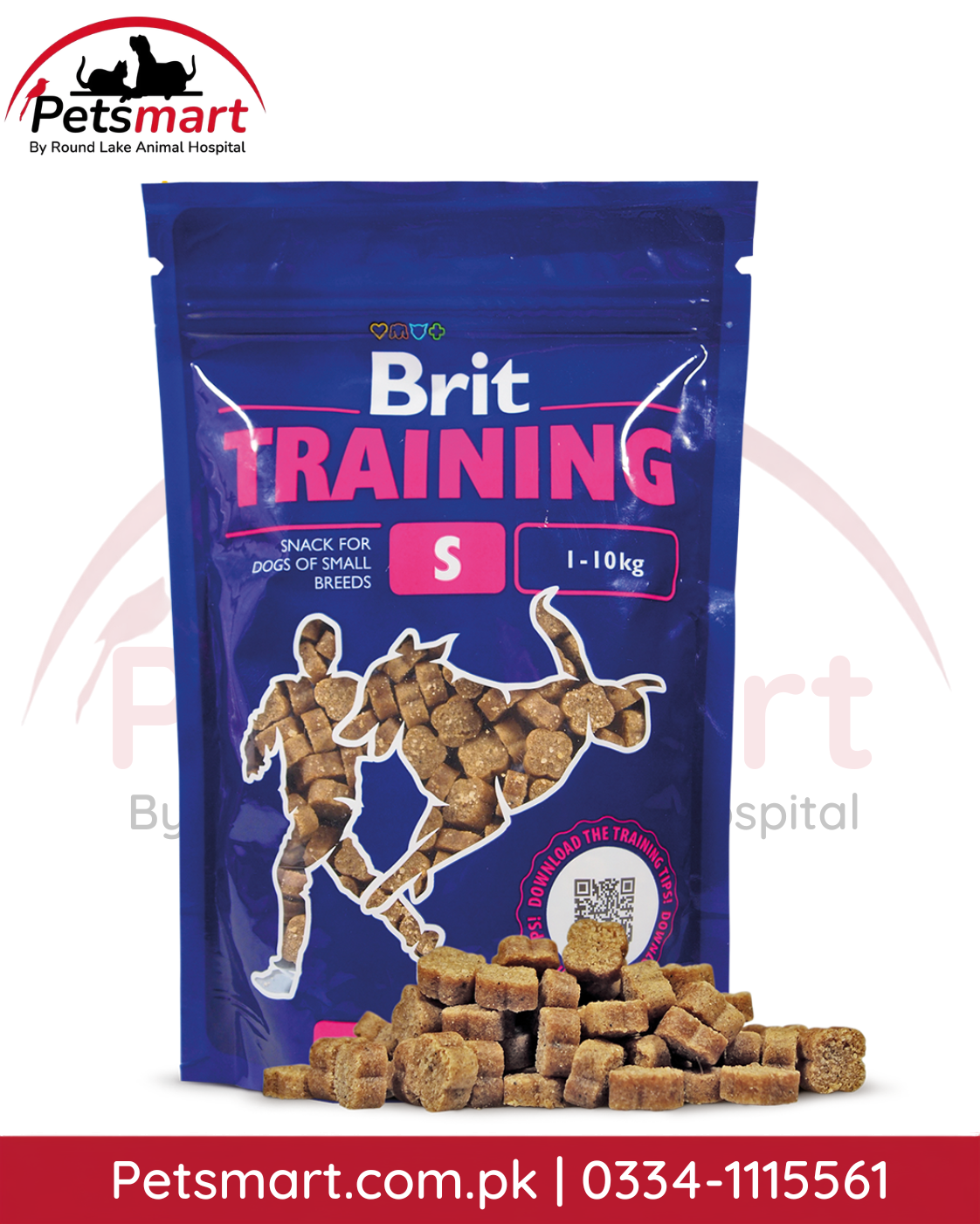 Brit Training Snack S 200g pellet treats for small breed dogs 1 to 10kg