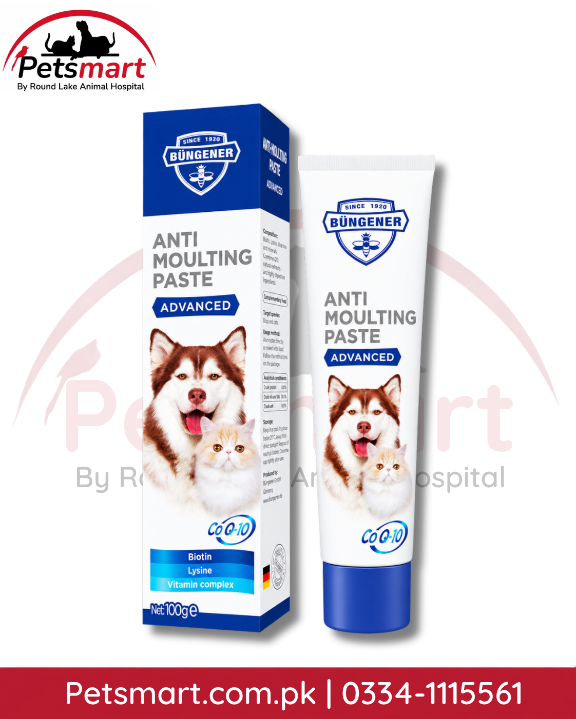 Büngener Advanced Anti-Moulting Paste for cats and dogs