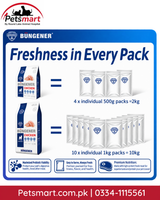Büngener Chicken Dog Food 2kg with four individually packed 500g freshness bags