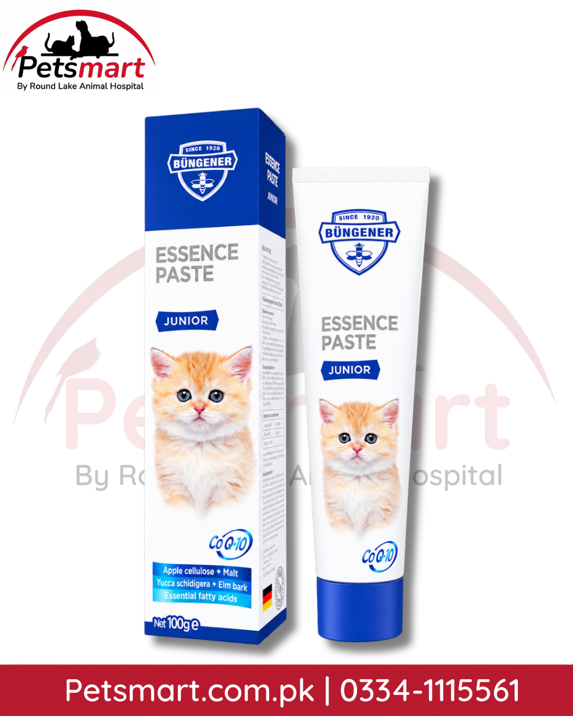Büngener Essence Paste Junior 100g nutritional supplement for cats aged 3 to 12 months
