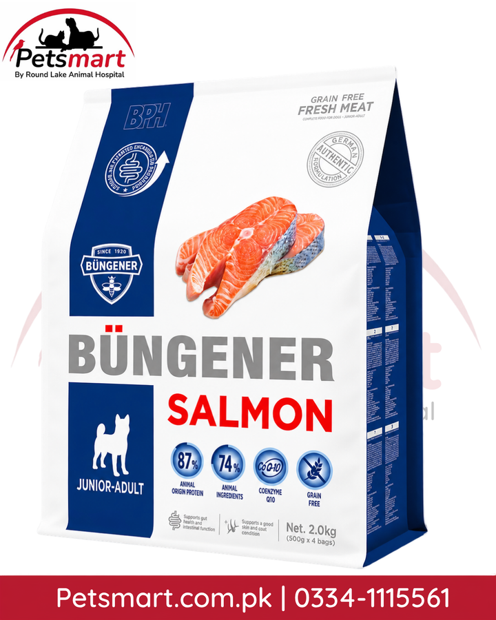 Büngener Fresh Meat Grain-Free Salmon Dog Food 10kg for junior and adult dogs