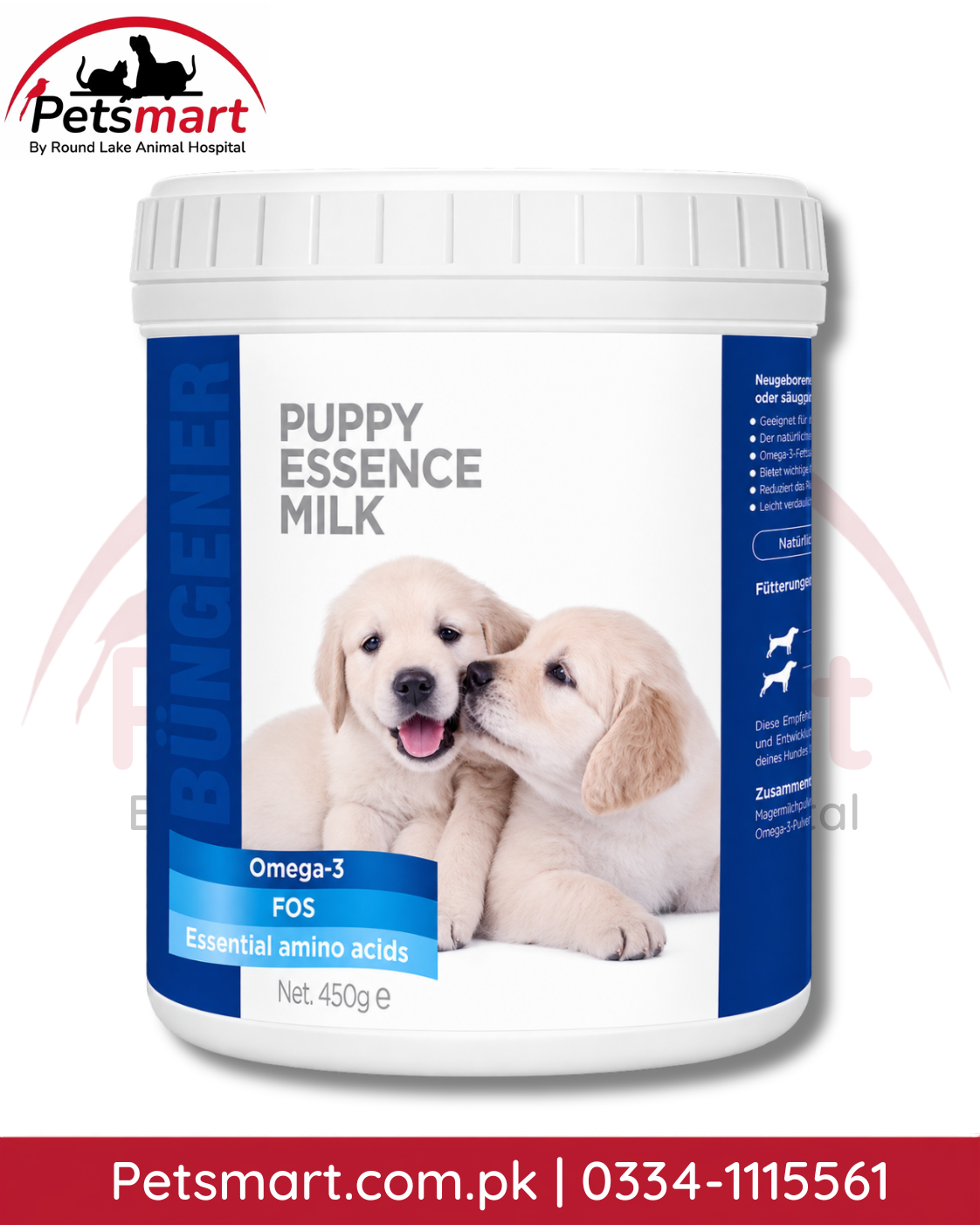 Büngener Puppy Essence Milk 450g milk replacer for newborn and growing puppies