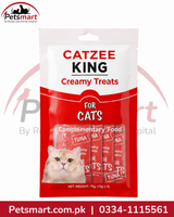Catzee King Creamy Cat Treat 15g in Tuna Chicken and Hairball Control variants