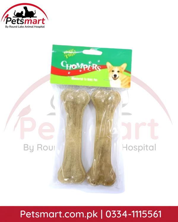 Chompers small chewing bones for dogs two pack