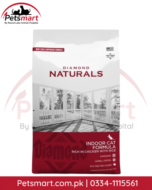 Diamond Naturals Indoor Cat Chicken and Rice dry cat food 1kg