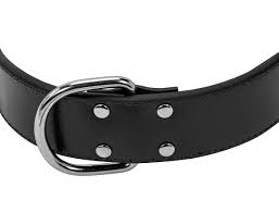 e)Black Leather Collar Imp (Larg