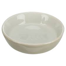 Trixie Bowl Fish Bone Ceramic Off White