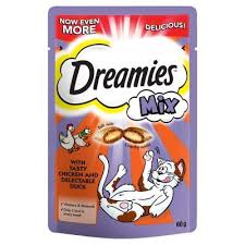 Dreamies Mix Cat treats - duck with chicken