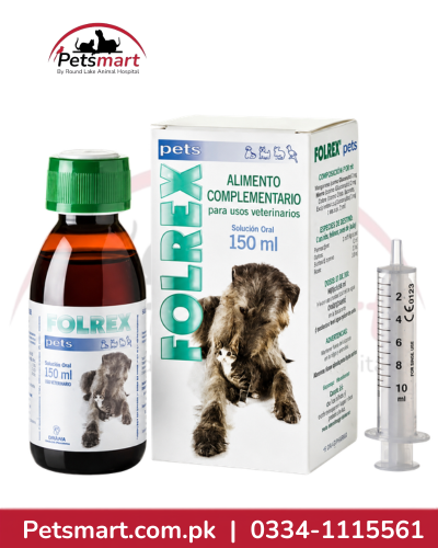 Folrex Pets joint and mobility support oral solution for dogs and cats 150ml