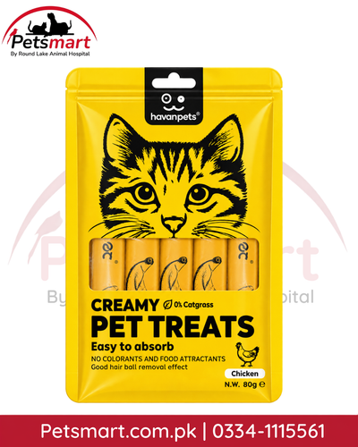 Haisen Pet Creamy Cat Treat Chicken 15g x 5 sticks