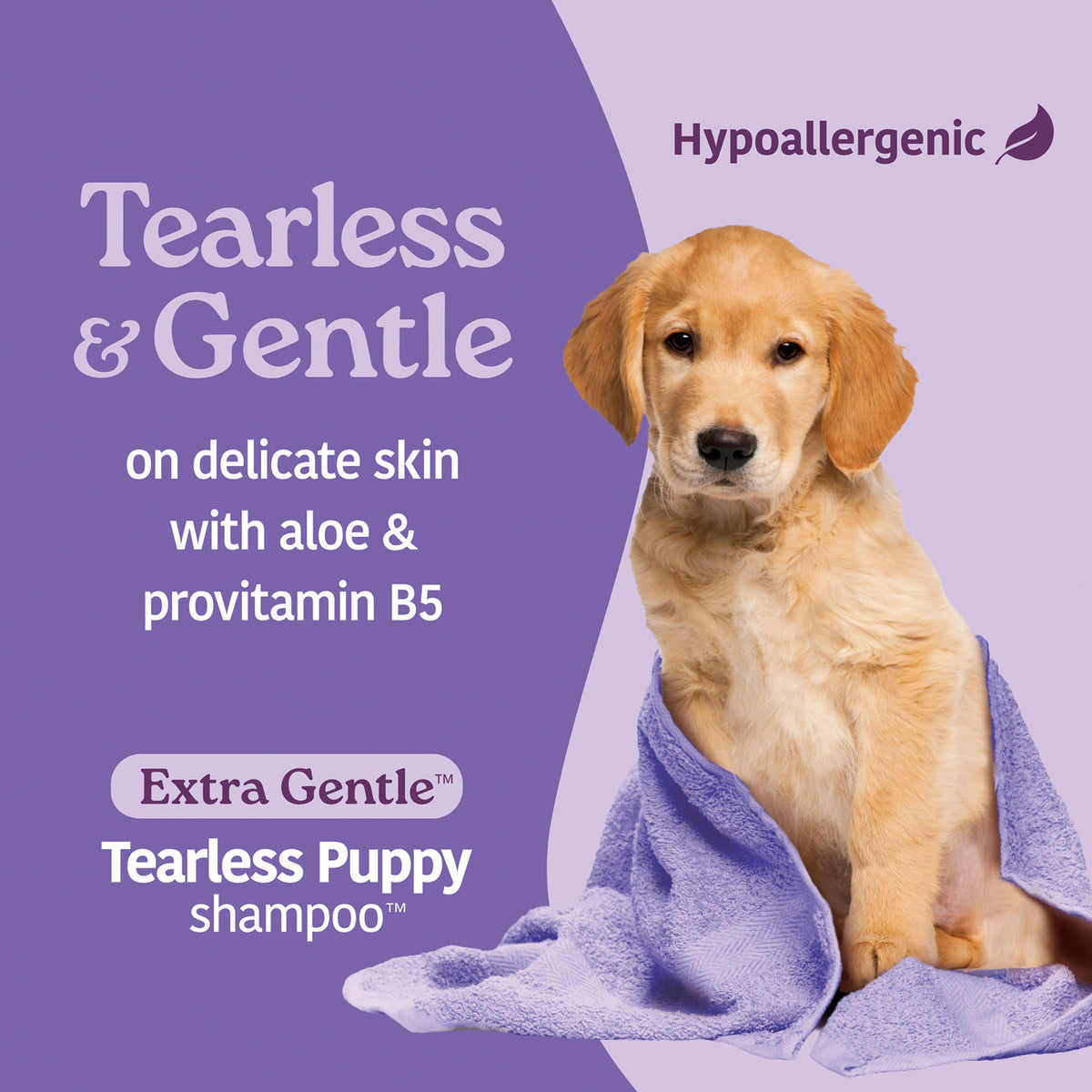 Hartz Groomer’s Best Extra Gentle Tearless Puppy Shampoo 532ml with Aloe Vera and ProVitamin B5