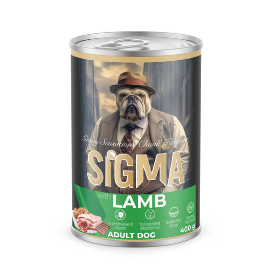 Sigma dog food chunk lamb
