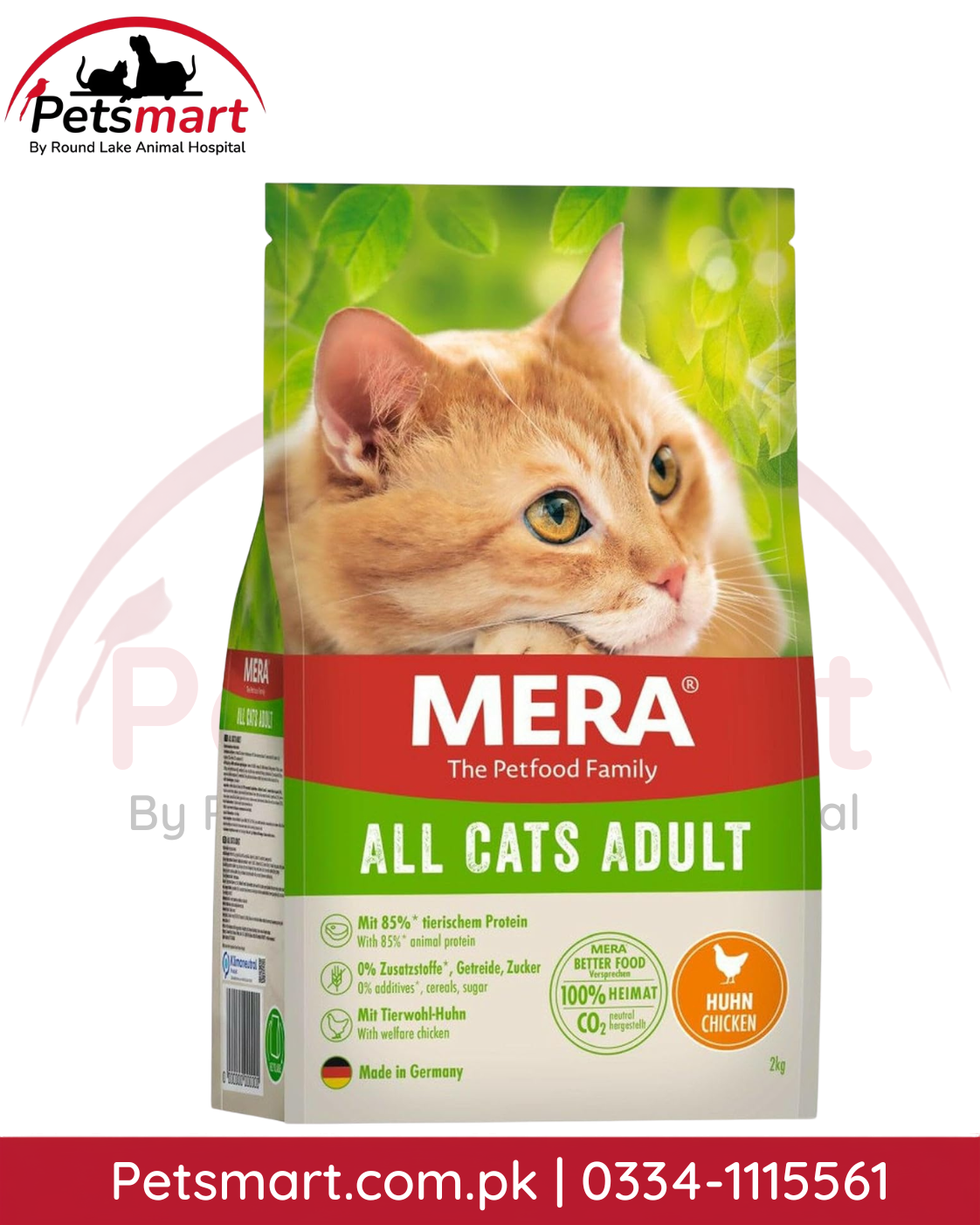 Mera Cats Nature Adult Chicken grain-free dry cat food 2kg bag