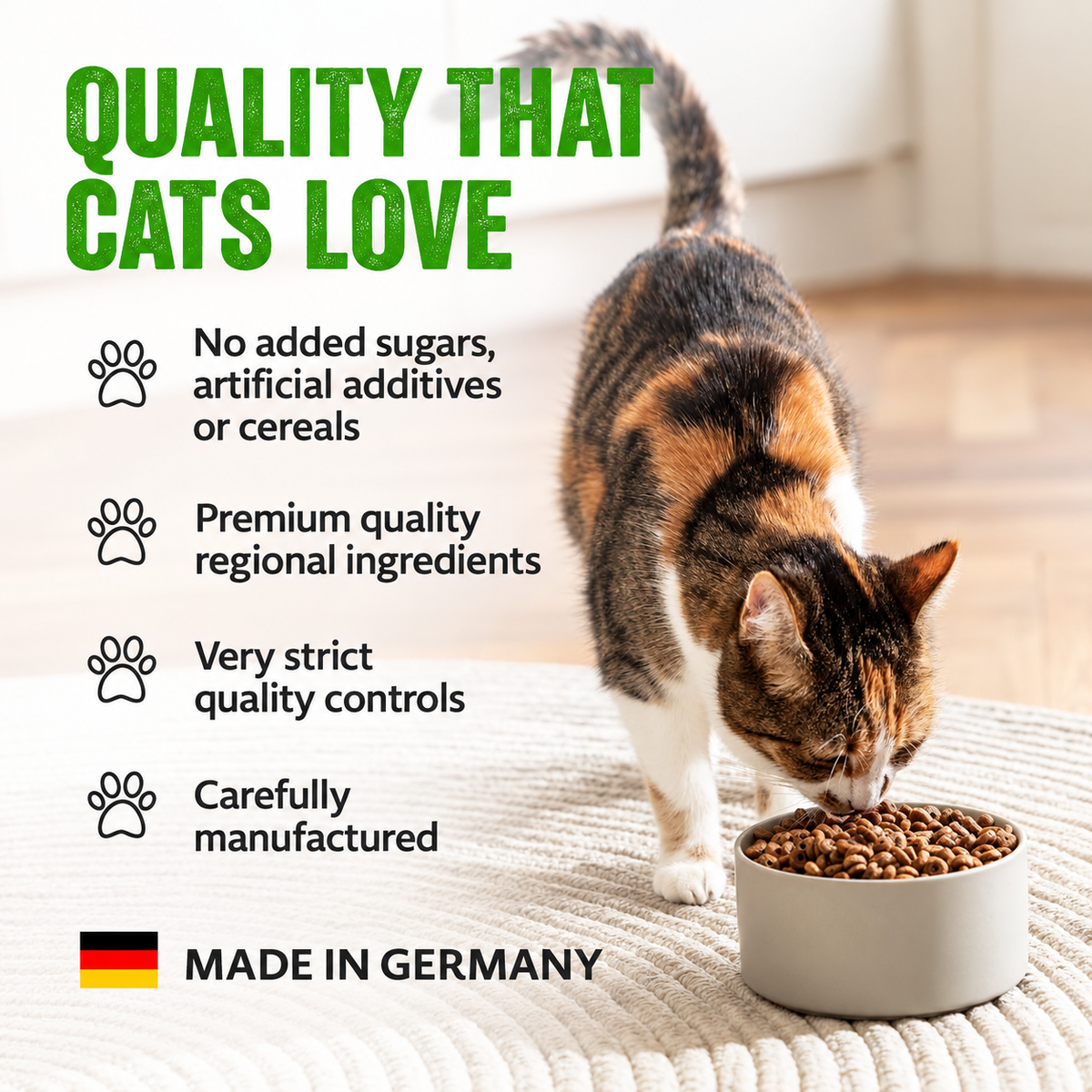 Mera Cats Nature Kitten Chicken grain-free formula with animal protein and responsible farming chicken
