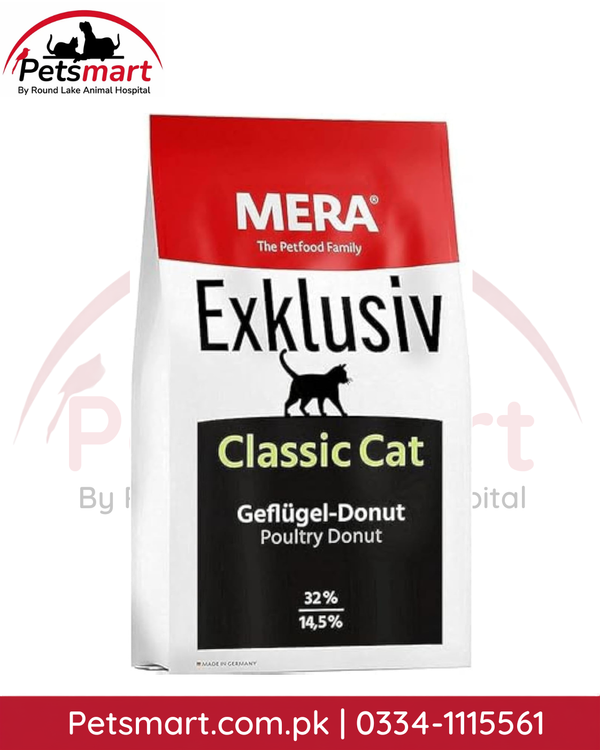 Mera Exklusiv Classic Cat Poultry Donut dry cat food 1.5kg for adult cats