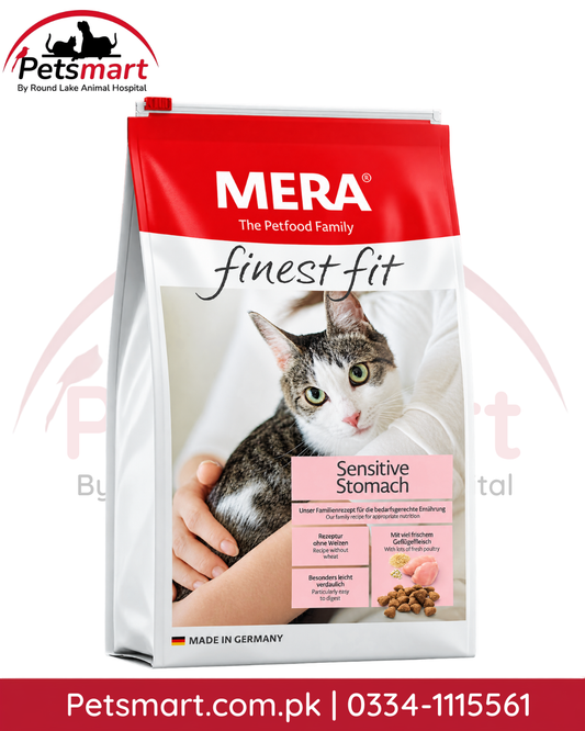 MERA Sensitive Stomach Adult Chicken dry cat food 1.5kg for sensitive digestion