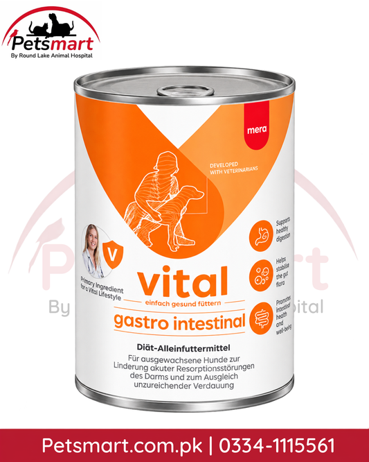 Mera Vital Gastro Intestinal veterinary wet dog food 400g for adult dogs with digestive problems