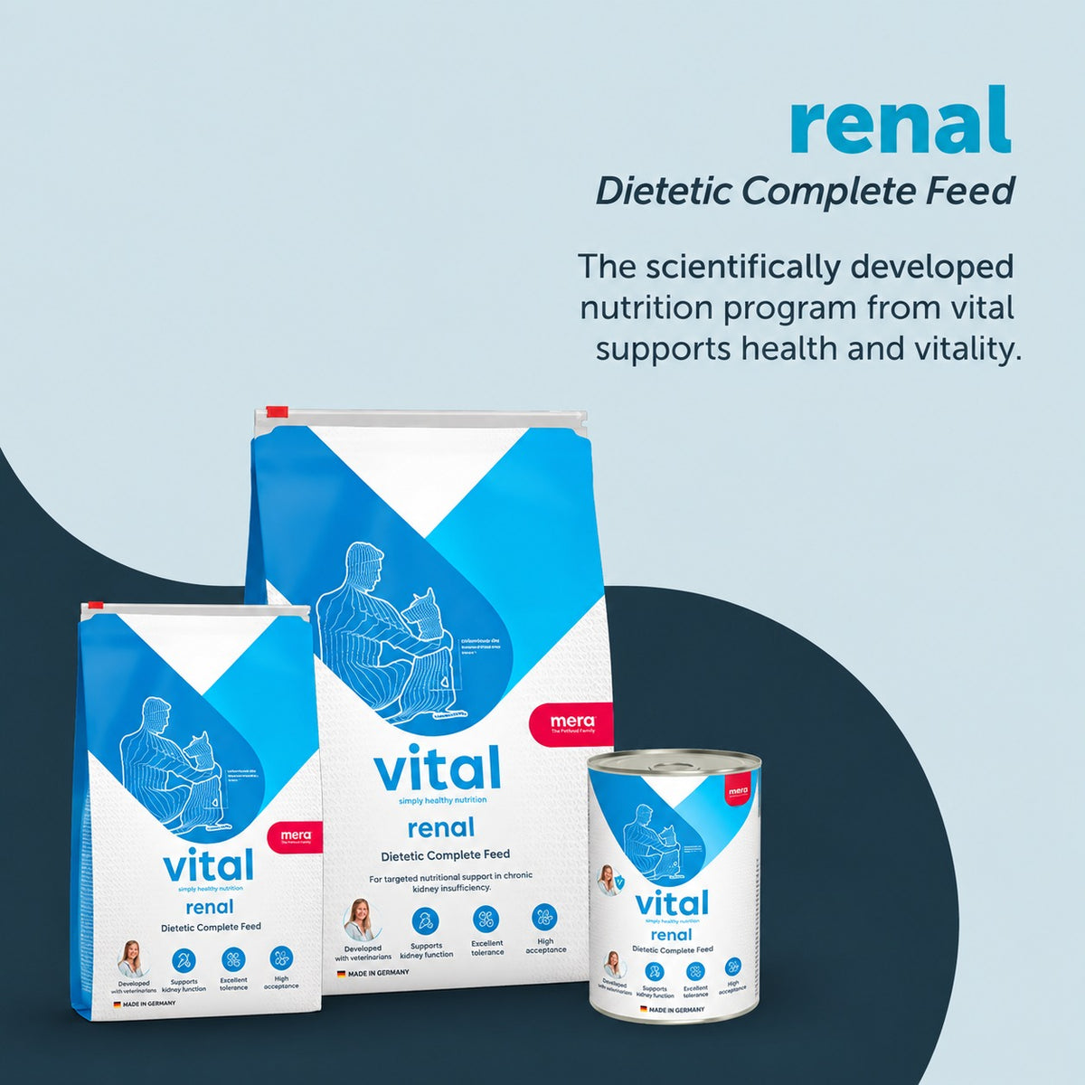 Mera Vital Renal dietetic wet dog food 400g for adult dogs