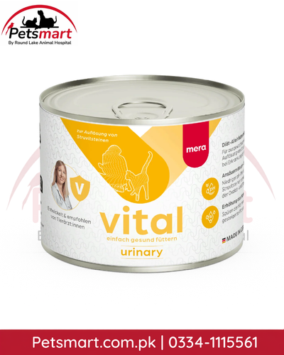Mera Vital Urinary dietetic wet cat food 200g tin for adult cats