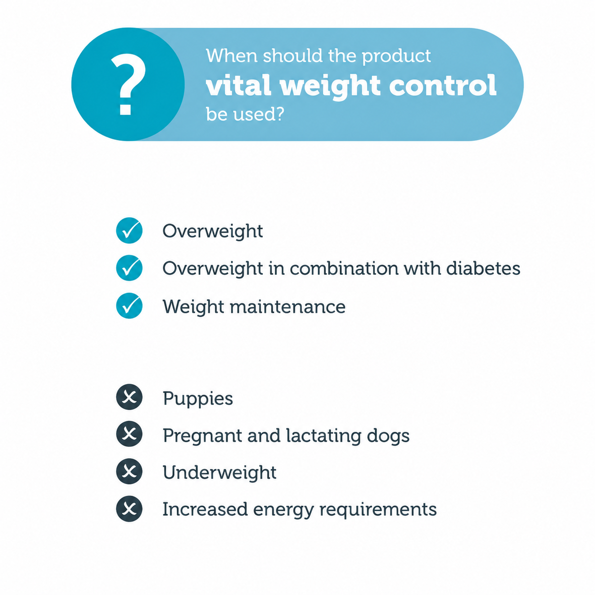 Mera Vital Weight Control benefits with reduced energy, higher protein and L-carnitine