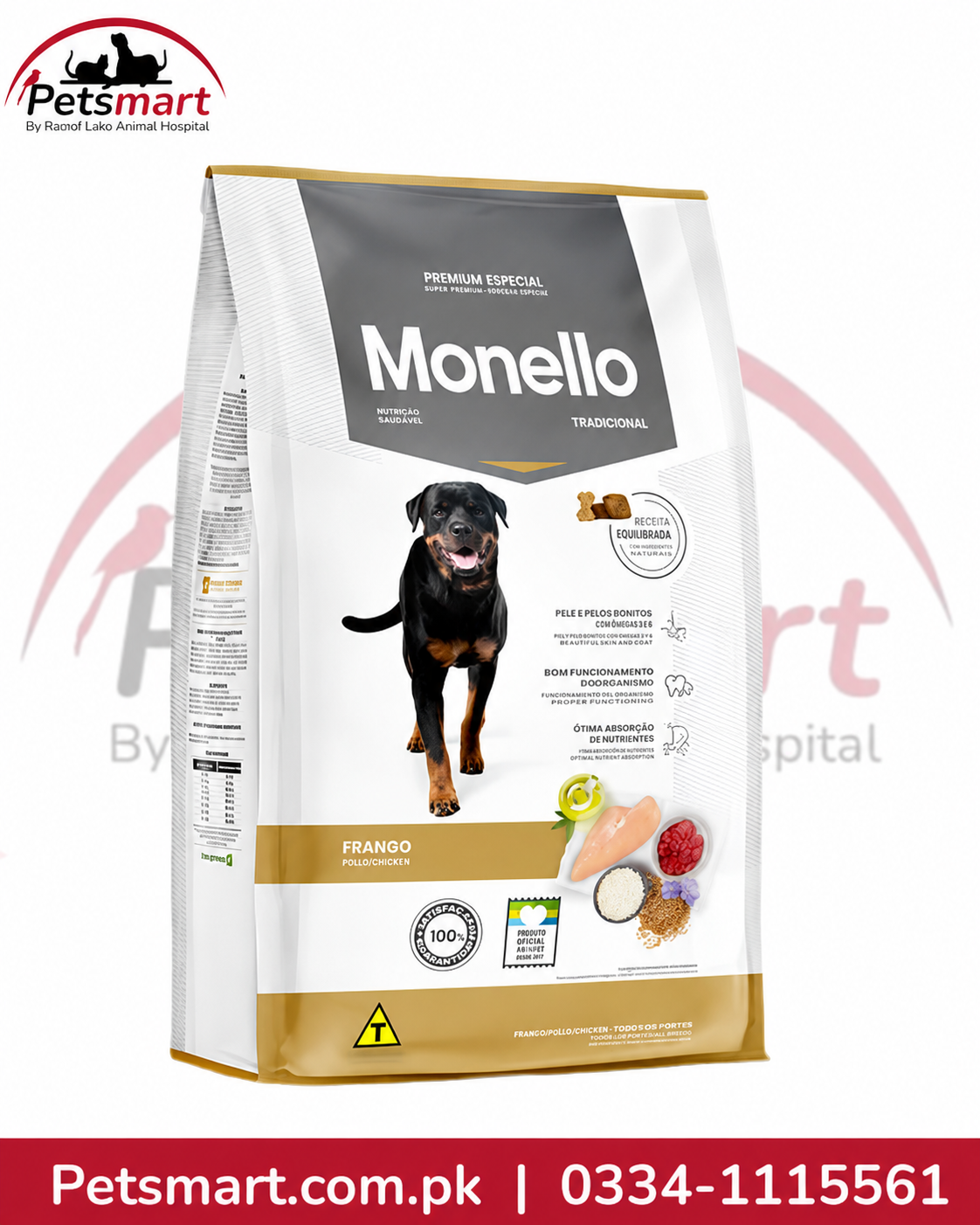 Monello Adult Dog Traditional Chicken dry dog food 1kg