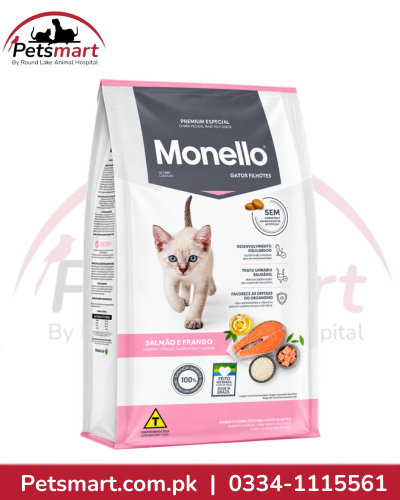 Monello Kitten Salmon and Chicken Dry Cat Food 1kg
