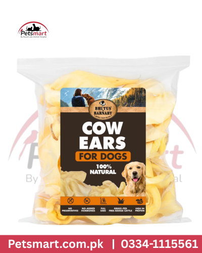 Natural single ingredient cow ears for dogs rawhide free chew treats