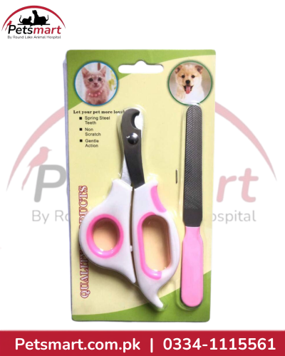 pet nail clipper with filer for cats and dogs