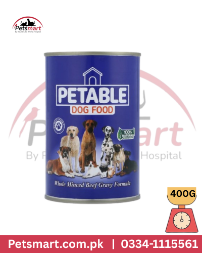 Petable adult can food