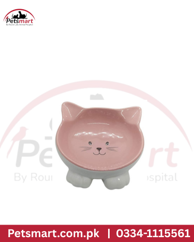 Cat face bowl