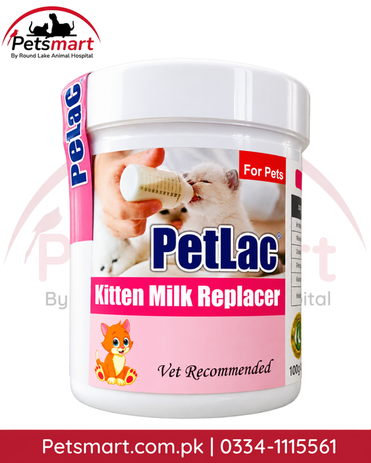 PetLac Kitten Milk Replacer 100g nutritional milk powder for newborn and growing kittens